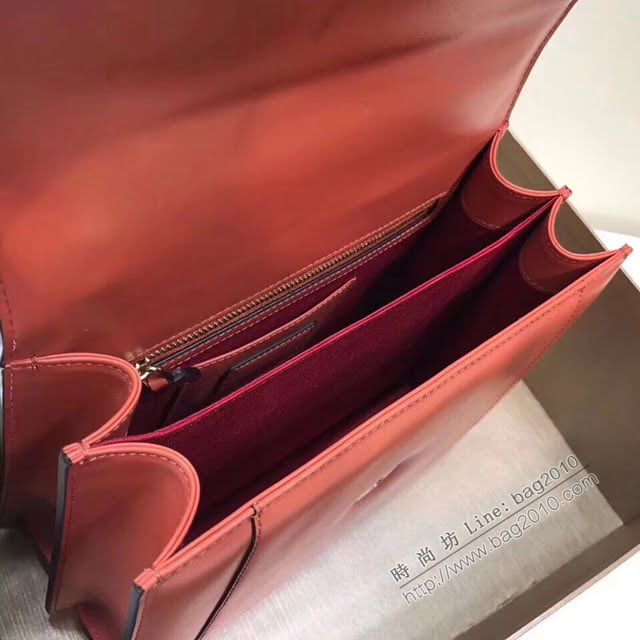 Bvlgari女包 寶格麗爆款大號雙層蛇頭包 B38629 進口頂級Box皮 Bvlgari女士手提肩背包  fyd1511